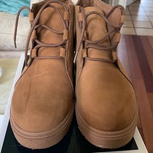 PAREX Genuine Suede Women’s ankle boots. NWOT